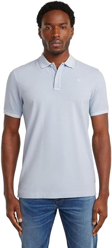 Polo Dunda Slim Overtinged Masculino, Tamanho: M, Cor Azul