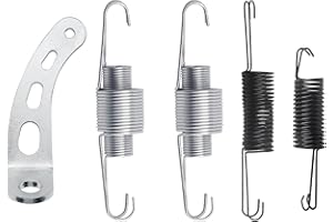 Carburetor Return Spring and Bracket Kit,Include 4708 Throttle Return Spring Bracket,59206 Throttle Return Spring and 59207 T