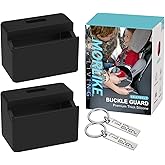 Morlike Silicone Seatbelt Secure Buckle Safety Cover Lock | Keep Children Safe in Car Seat and Prevent Kids from Accidentally