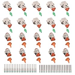 JRready ST6247 DT 3 Pin Connector 10 Sets, Gray