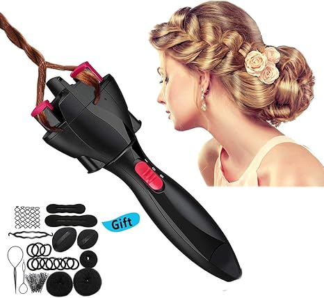 Electric Hair Braider With 14pcs Hair Accessory Set Automatic