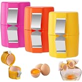 3PCS Egg Shell Opener Egg Separator Stainless Steel Egg Peeler for Eggs, Easy Raw Egg Cracker &amp; Boiled Egg Slicer, Kitchen Gadgets for Baking Breakfast