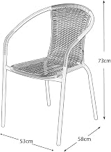 Garden Store Direct Rattan 3 Piece Tasmania Bistro Set - Outdoor Dining view 8