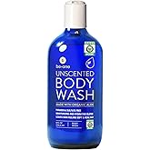 Certified Organic Unscented Body Wash by Be-One - Sensitive Skin - Moisturizing - Paraben & Sulfate Free - Vegan - All Natural - Soap - For Men & Women - Eczema - Gentle - Made in USA