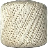 ThreadArt 100% Cotton Crochet Thread Size 10, Natural 2 | Soft pure cotton crochet thread for lace, doilies, amigurumi and crafts. Smooth finish with crisp stitch definition.