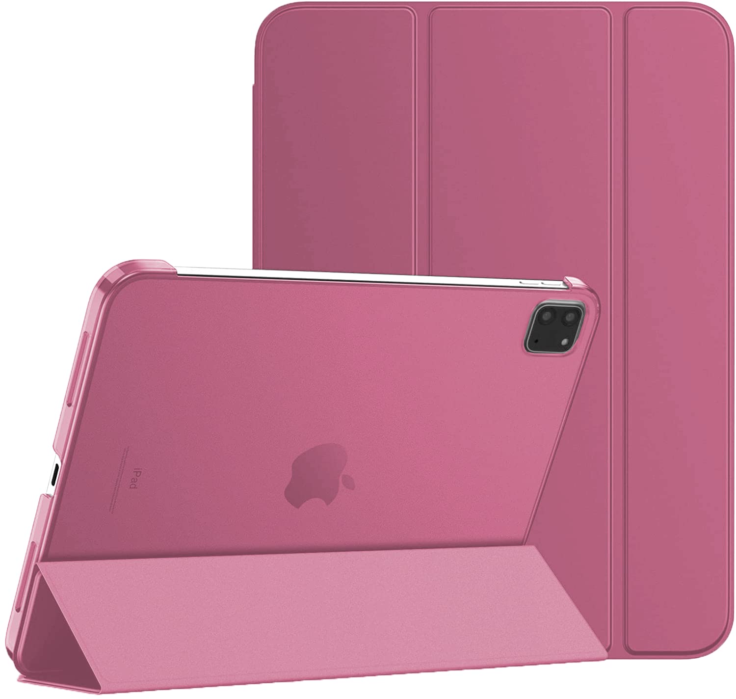 Smart Magnetic Case for Apple iPad Pro 11 (2020/2018) with Auto Sleep/Wake function (Pink)