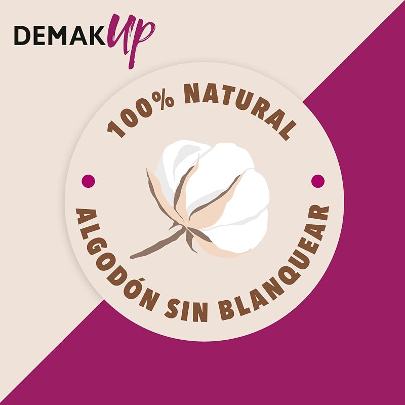 Expert Round Make-up-Entferner-Pads, 6 x 70 Stück, ungebleicht, Wabenstruktur, Beutel mit 420 Stück