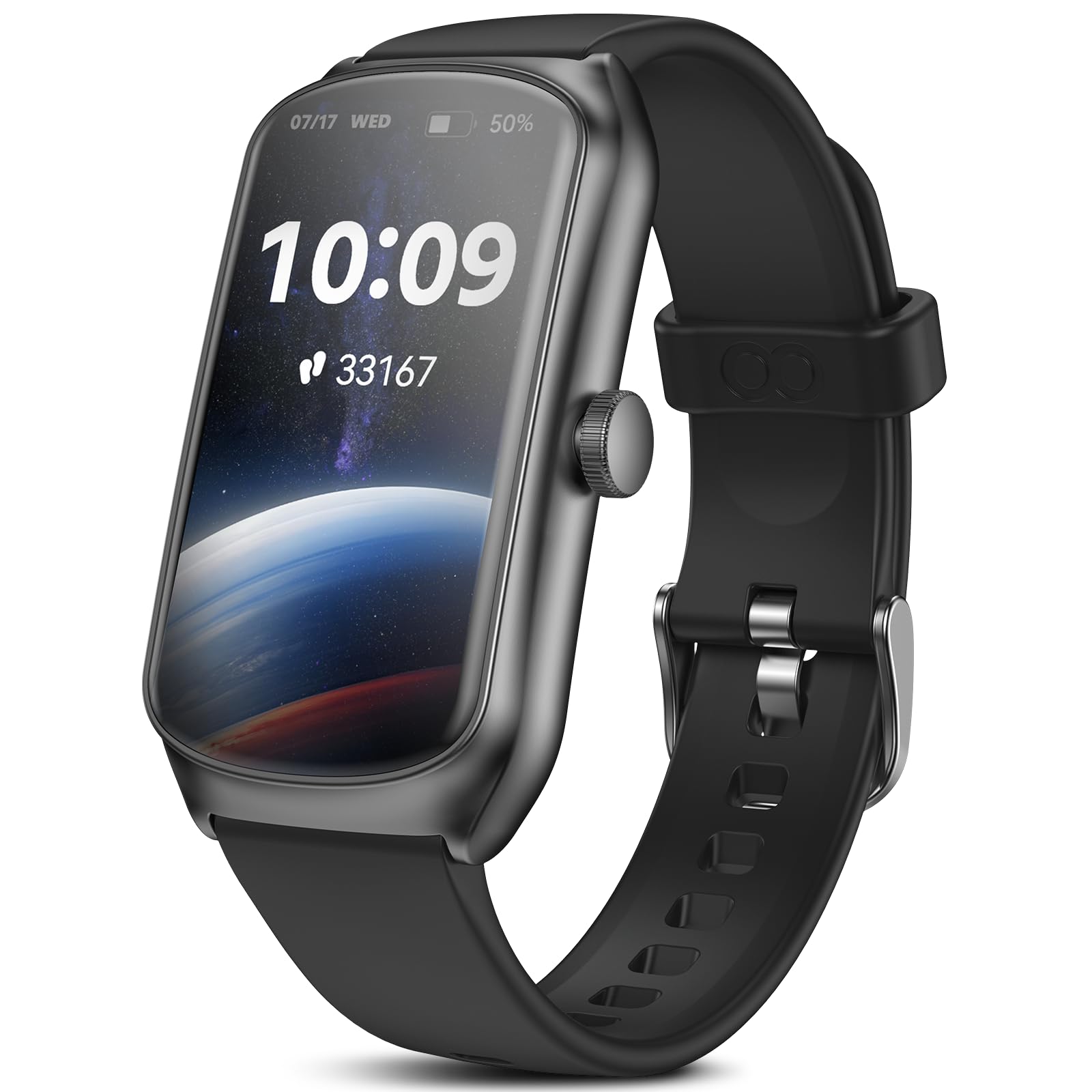 AMOLED Fitness Tracker Watch with 24/7 Heart Rate/SpO2/Sleep Monitor, IP68 Waterproof Smart Watch, Step Calorie Counter Pedometer Swimming Health Activity Trackers & SmartWatches for Women Men