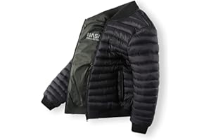 QLZ Boys Down Coat,Puffer Jacket,4-15 Years,Double-sided Wear,Camouflage