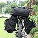 Bike Pannier Bag with Rain Cover, Bicycle Rear Seat Trunk Bag Waterproof, 3 in 1 Rear Rack Bicycle Saddle Bag for Cycling