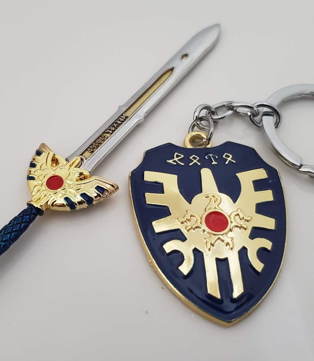Amazon Co Jp ドラゴンクエスト ロトの剣 ロトの盾 キーホルダー ドラクエ ロトシリーズ 勇者 ペンダント アクセサリー ゲーム キャラクター ホビー 通販