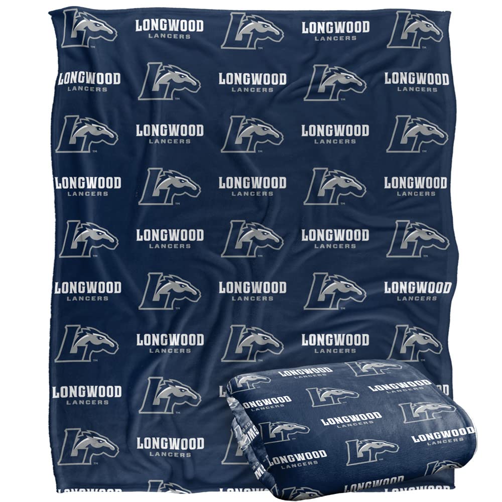 Longwood University Lancers Blanket, 50"X60", Logo