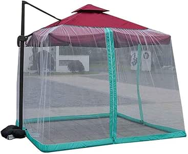 Mosquitera para sombrilla, Pantalla de mesa de sombrilla de jardín al