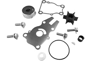 SLSRPMT Water Pump Impeller Repair Kit 63D-W0078-01-00 for Yamaha Outboard 40 50 60 HP F40 F50 F60 C40 P40 C50 P50 Replace Sierra 18-3434 63D-W0078-00-00