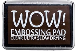 Wow Embossing Powder WV02 Ultra Slow Drying Ink Pad, Clear