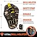 Magnetic Wristband for Holding Tools & Drill Holster (2-Pack) by VITTAL/15 Strong Magnets Adjustable Band for Screws, Nails & More/Unique Tool Gift for Men, Father, Dad, Husband & Boyfriend
