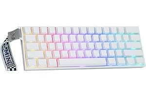 MechLands Aula Mini60 HE Pro Wireless Hall Effect Keyboard, 4000mAh, SOCD & DKS, Magnetic Gaming Keyboard with Fast Trigger &