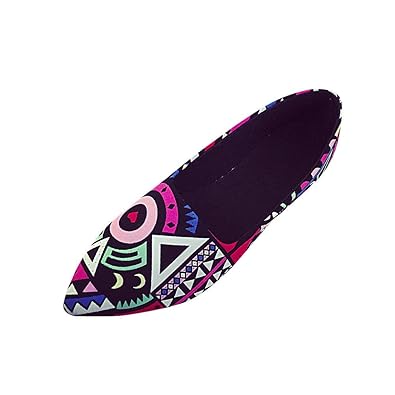 Fannyfuny Damen Pointed Toe Sandalen Vorne Geschlossene Sandalen Pumps Wohnungen Schuhe Drucken Tuch Sandalen Als Frau Gesche