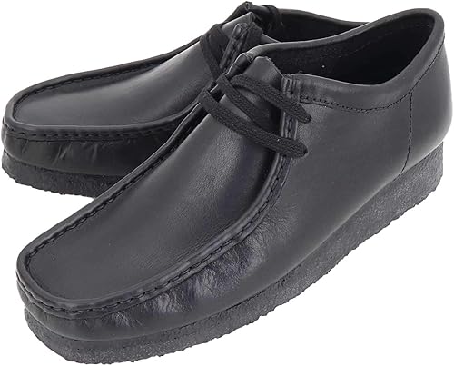 Amazon クラークス Originals オリジナルズ メンズ レザー ワラビー Wallabee Black Leather ブラック 8 ブラック C05 ブーツ
