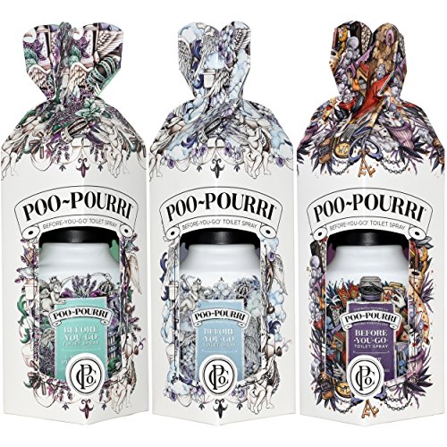PooPourri Gift Set Lavender Peppermint Potty Potion and Heaven Scent