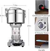 LEJIEYIN Grain Mill Electric 2000W 750g Stainless Steel Graingrinder 25000 RPM view 5