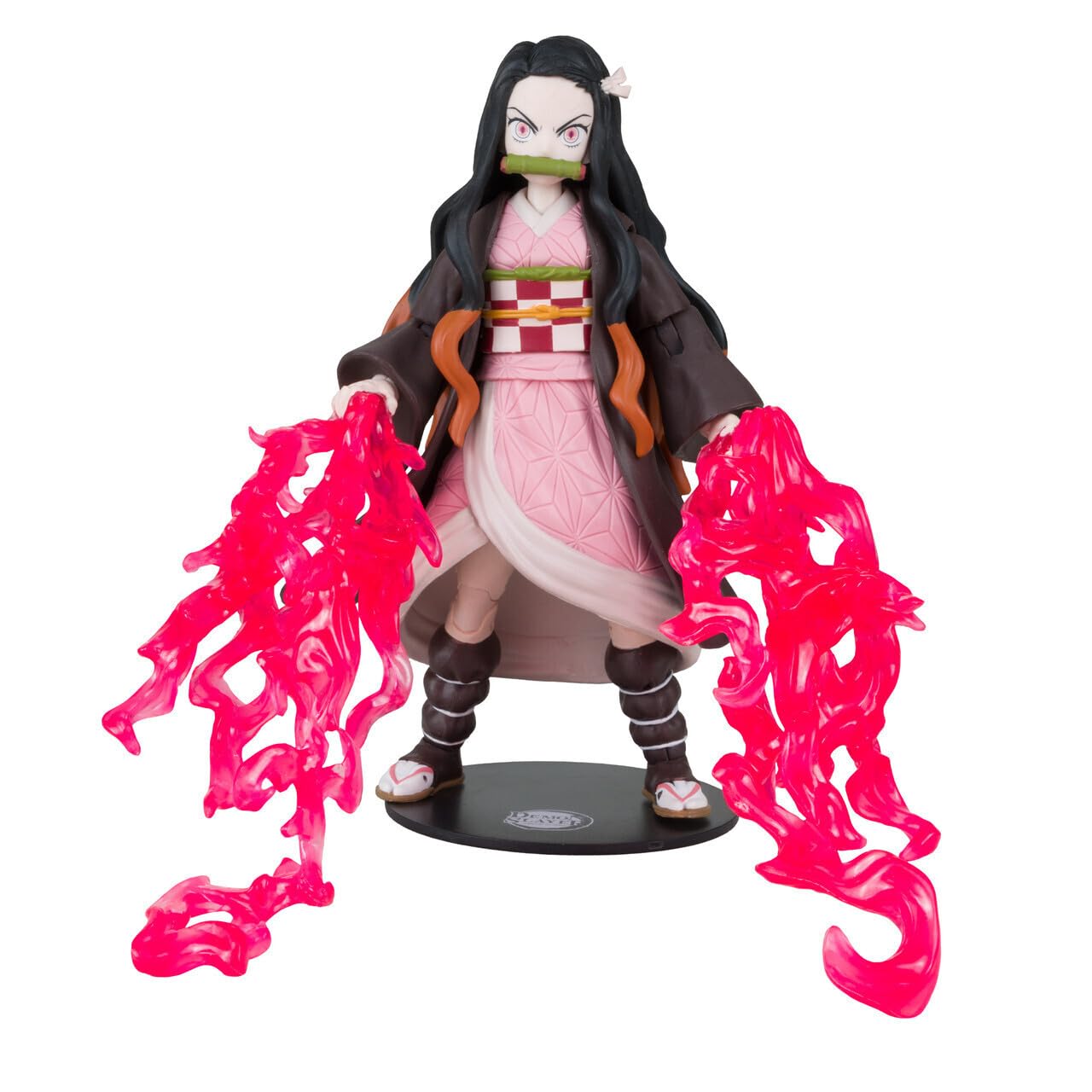 McFarlane Toys, Demon Slayer 7-inch Nezuko Kamado Action Figure, Netflix Demon Slayer Anime Series Collectible Figure with Collectors Stand Base - Ages 12+