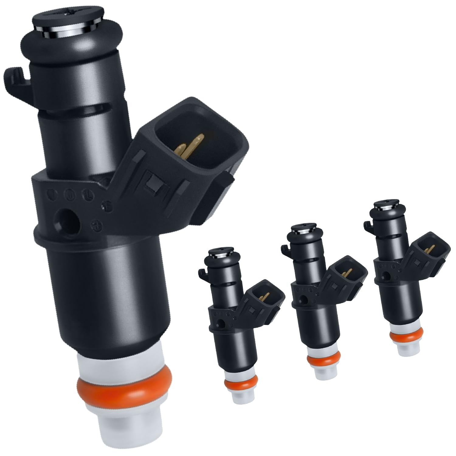 Photo 1 of XLNTAPS Upgraded 8 Holes Fuel Injectors Fit for Honda: Civic 1.8L 2006-2011, FIT 1.5L 2009-2013, OEM # 16450RNAA01, FJ785 (4 Pack)