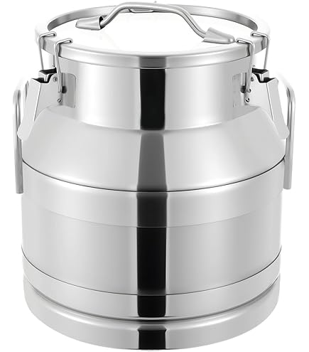 スキー Milk Amazon.com: 20L/ 5Gallon Stainless Steel Milk Can Heavy Duty Milk