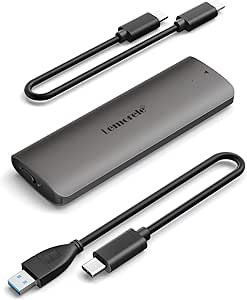 M.2 NVMe Carcasa USB 3.1 de Disco Duro, Lemorele Tool ...