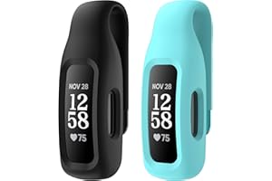 EEweca 2-Pack Clip Case Accessory for Fitbit Inspire 2