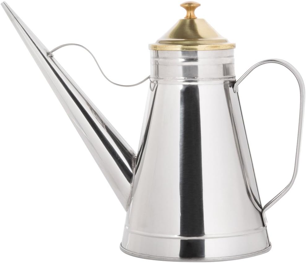 Winco Oil Can with Brass Cover, 24-Ounce : Oil Bottles : Everything Else
