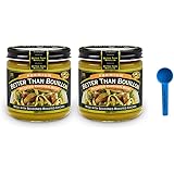 Better Than Bouillon Chicken Base 8 oz (Pack of 2) Bundled with PrimeTime Direct Teaspoon Scoop with BTB Authenticity Seal