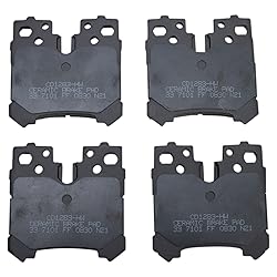 TRQ Rear Brake Pads Ceramic Compatible with