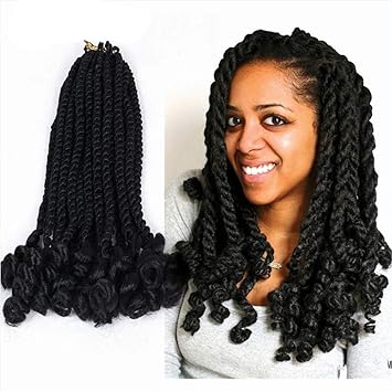 Amazon Com 6packs Eunice Hair 12inch 20roots Wavy Senegalese