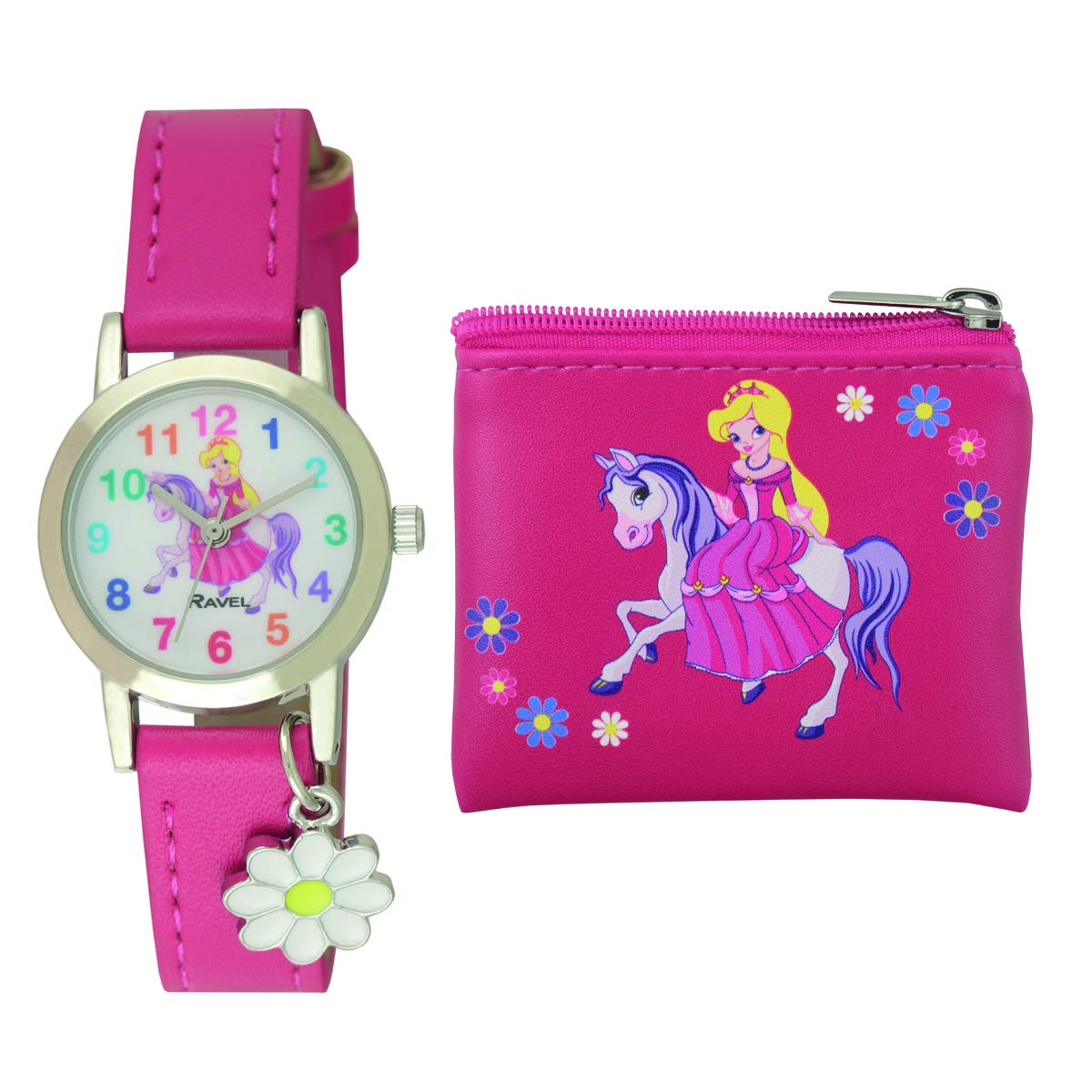 Ravel Children's 'Little Gems' Pony Princess Watch and Purse Gift Set
