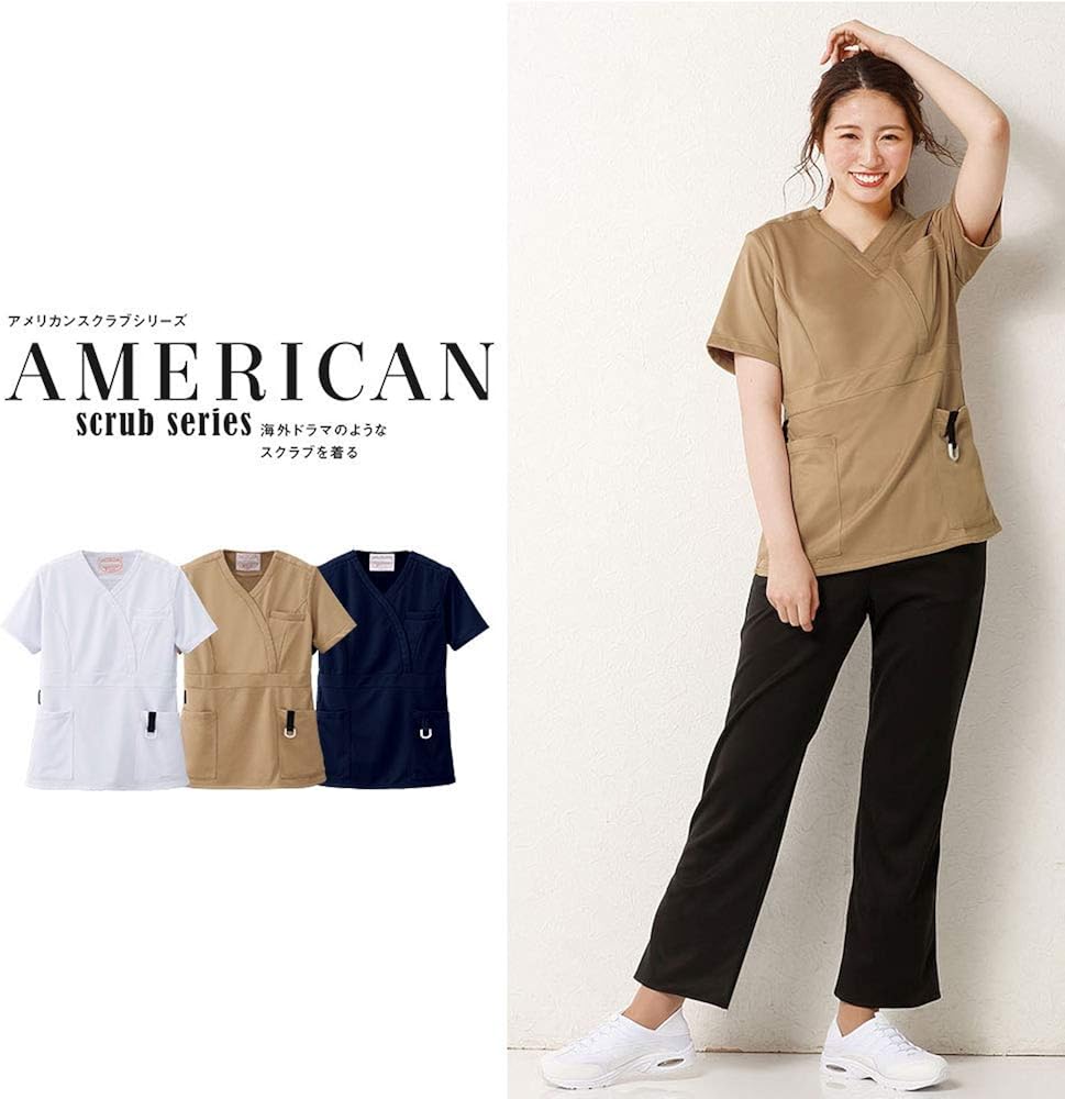 Amazon Co Jp ナースリー アメリカンスクラブ Type1 アクティブストレッチ ネオ 医療 ナース 看護師 白衣 女性 レディース Uvカット 透け防止 吸汗速乾 シワ防止 抗菌防臭 服 ファッション小物