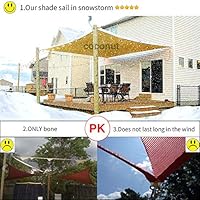 Diig Patio Sun Shade Sail Canopy 6 X 10 Rectangle Shade Cloth