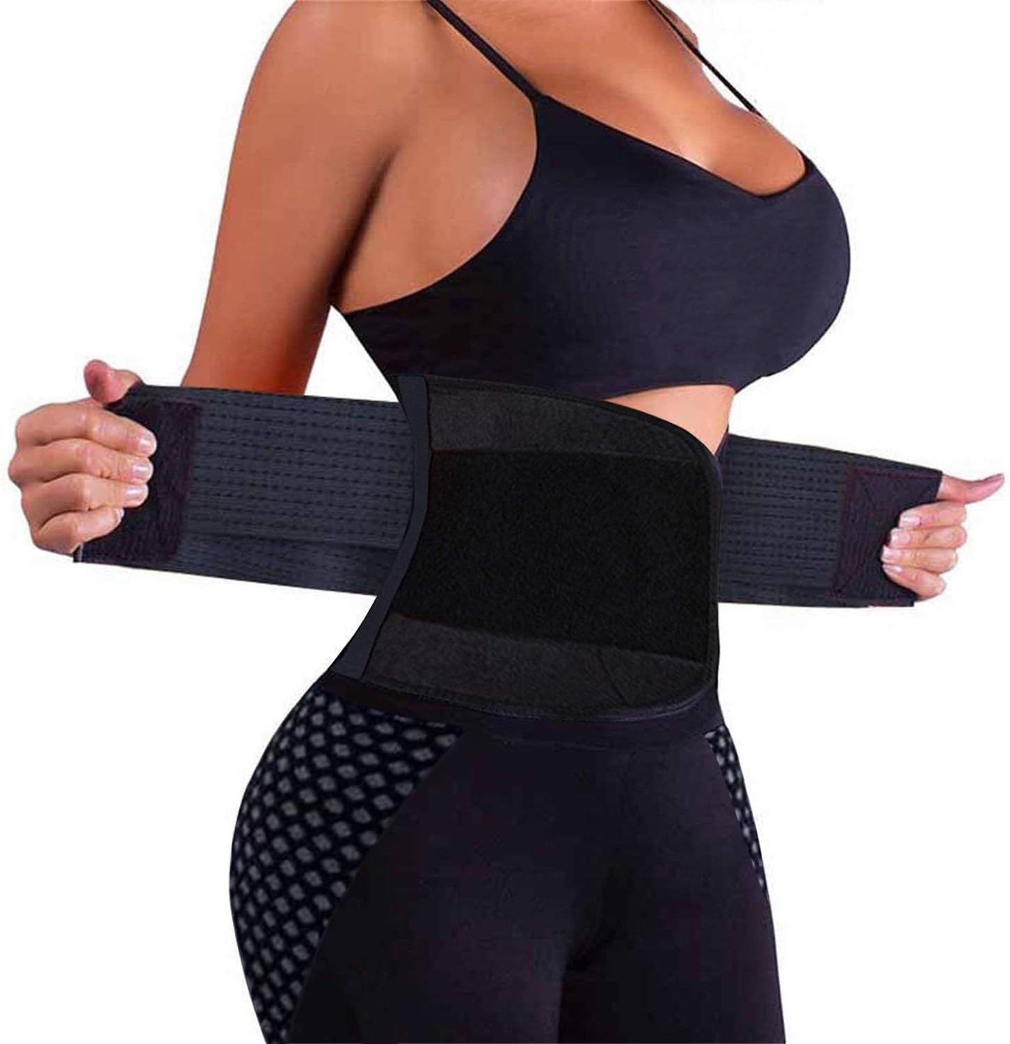VENUZOR Waist Trainer Belt for Women - Waist Cincher Trimmer - Slimming Body Shaper Belt - Sport Girdle Belt (UP Graded)