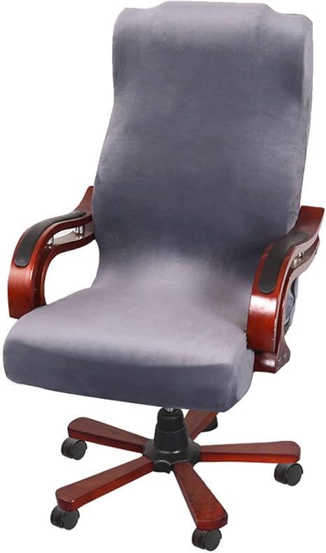 Terciopelo Funda De Silla De Oficina, Elástica Funda para Silla De