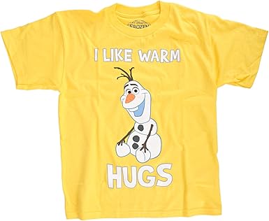 frozen yellow t shirt