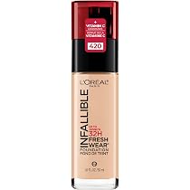 L'Oréal Paris Liquid Foundation, Full Coverage, Lasting Wear, With ...