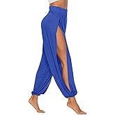 AvaCostume High Slit Harem Pants Women Hippie Harem Pants Trousers
