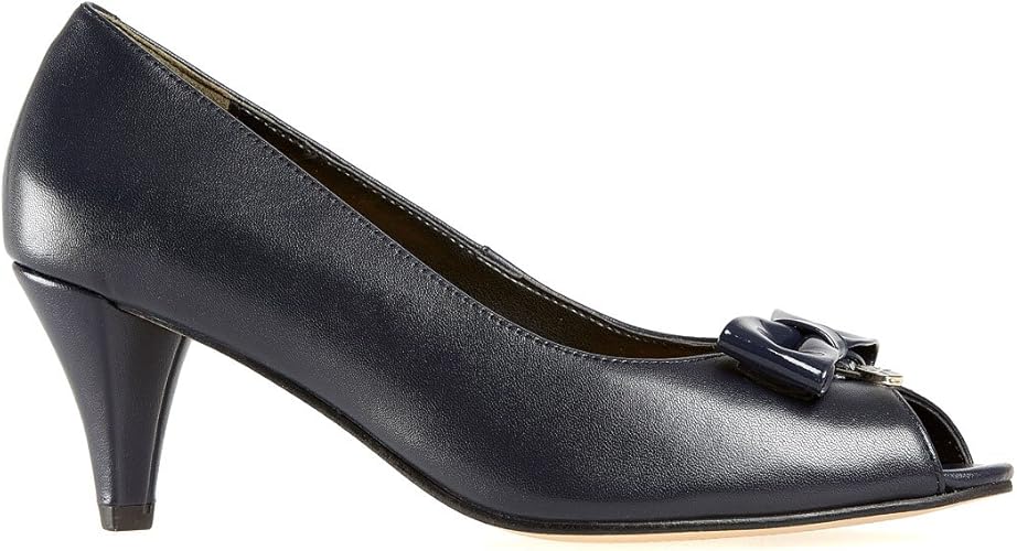van dal navy court shoes