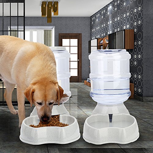 Old Tjikko Water Feeder For Dogs 1 Gallon Feeding Waterer Supplies