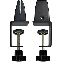 Supports De Séparation De Bureau - Lot De 2 Pinces En Aluminium Pour Panneaux En Acrylique Ou Plexiglas - 9