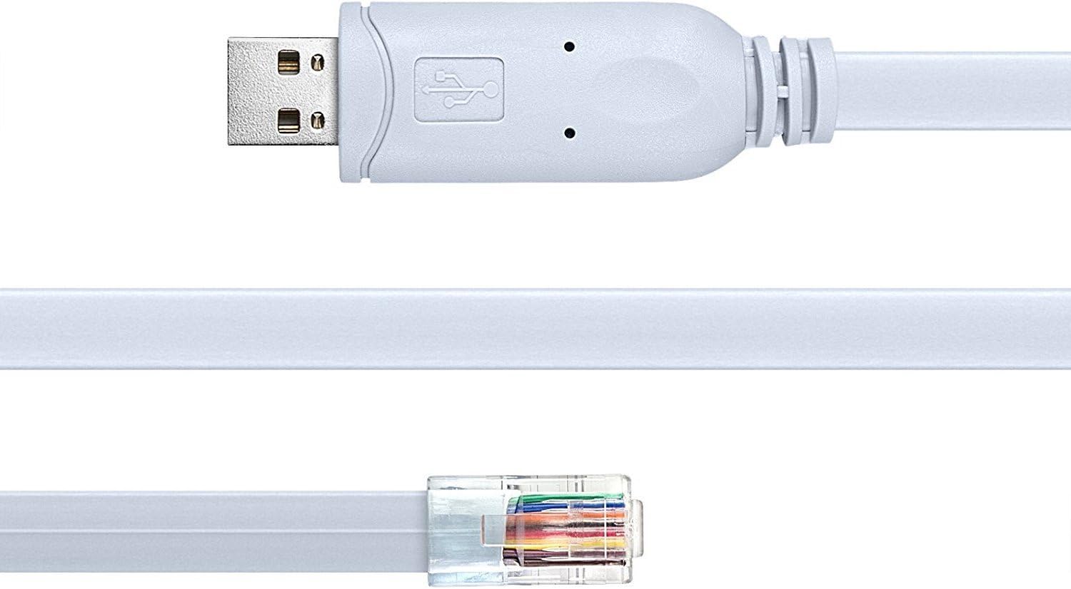 AGS Retail Ltd Console Cable, USB 2.0 to RJ45 with RS232 FTDI Chip Console Cable - Image 5