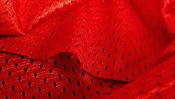 Pico Textiles 1 Yard – Red Polyester Football