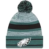 New Era Men's Team Logo Cuffed Knit Pom Hat