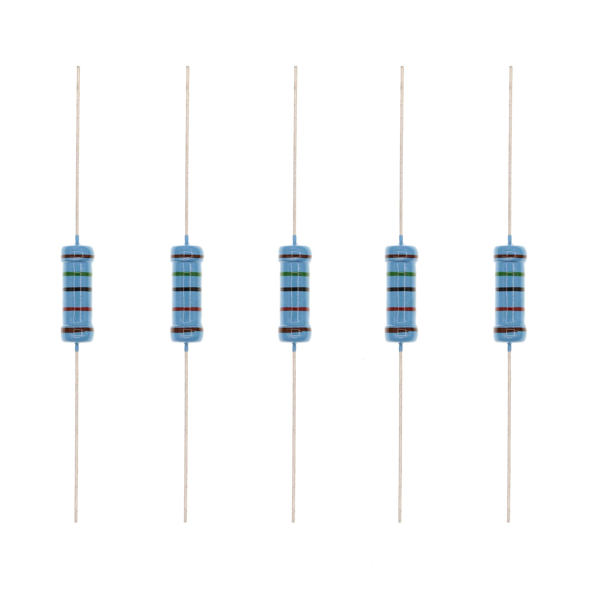HUABAN 20PCS 3W 3 Watts 15K Ohm 1% Metal Film Resistor