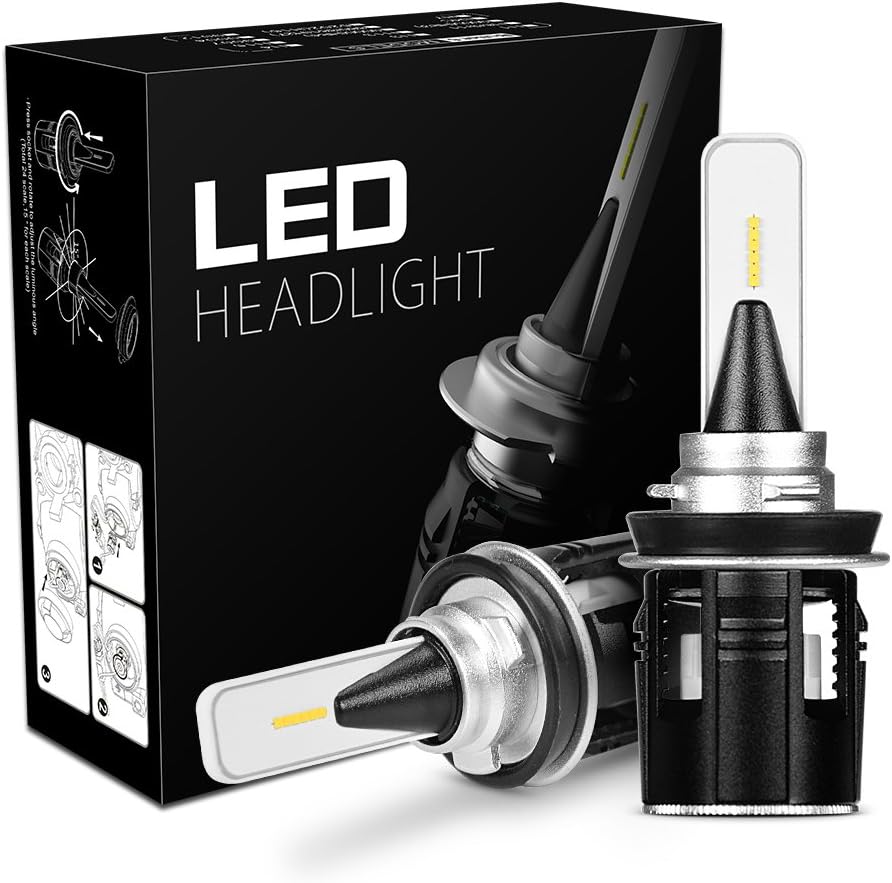 Racbox H11 LED Car Headlight Bulbs Kit Fog Lights6000K White Super Bright Car Auto Conversion Kit 12V 24V Cree Headlamps Replacements for High low or Dipped beam Korea Seoul CSP Y11 Chip